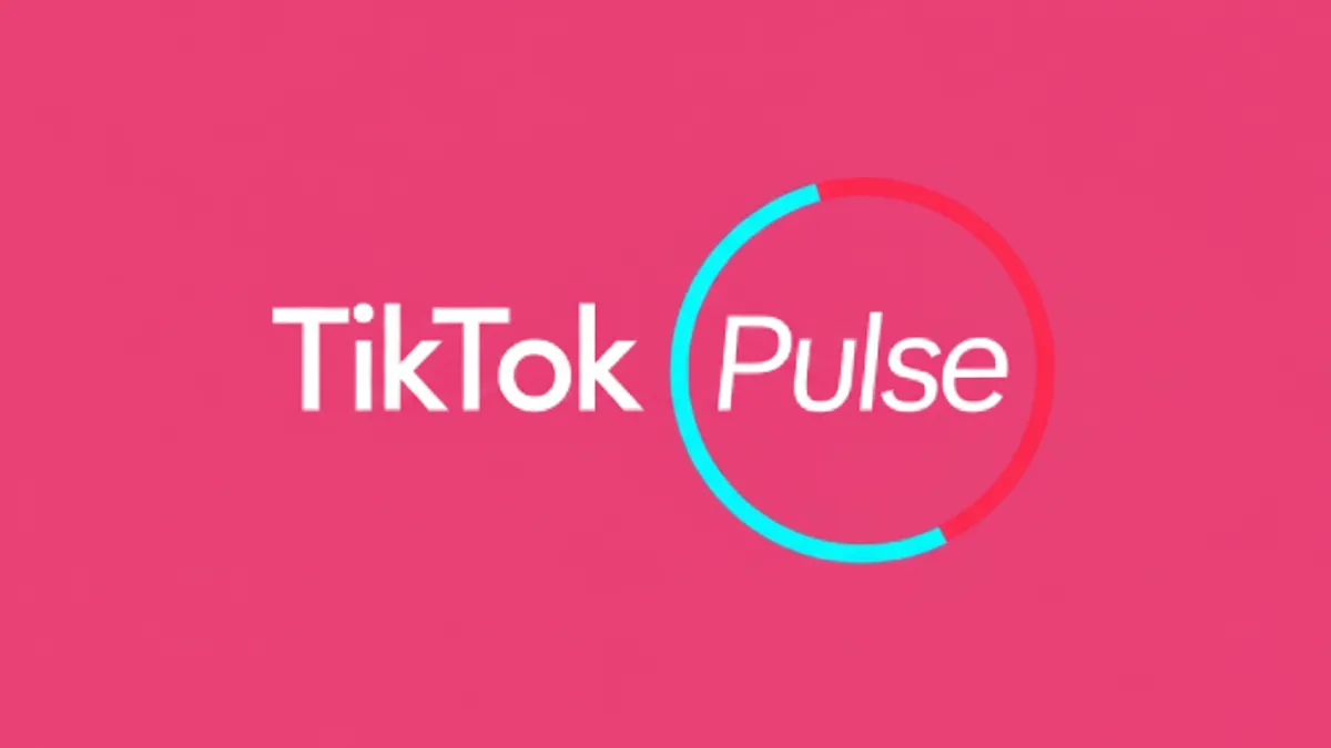 The Tik Tok Pulse logo prominently displayed on a vibrant pink background signaling brand safety and advertiser control